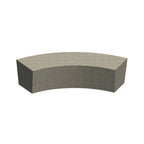 ZB.CI.4000 Large Concrete Circular Bench — Acid Wash — A20 White — digitally rendered color preview