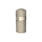 TF6084 Concrete Lighted Bollard — Weatherstone — W20 White — digitally rendered color preview