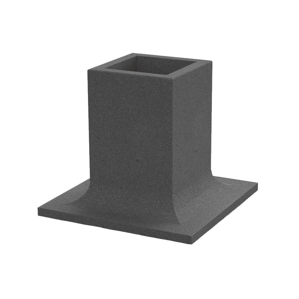 ZB.PU.01 Pop Up Concrete Planter — Acid Wash — A26 Charcoal — digitally rendered color preview