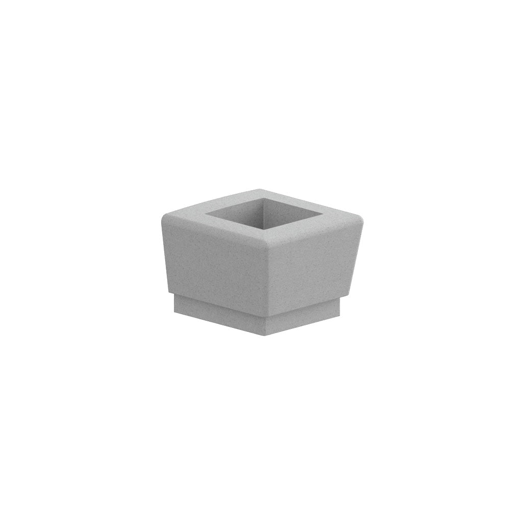WS9113 Our Town Square Planter End — Acid Wash — A31 Fog — digitally rendered color preview