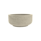 TF4129 Form Round Concrete Planter — Acid Wash — A20 White — digitally rendered color preview