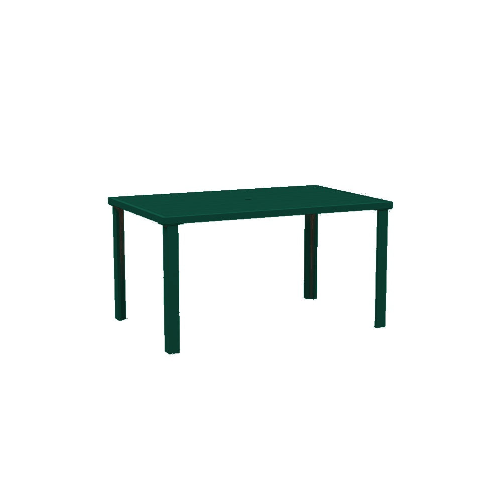 Lorna Dining Table Series — Metal Powder Coat — S29 Green — digitally rendered color preview