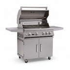 Whistler 34-Inch 4-Burner Gas Grill with Rear Infrared Burner, Grill Lights, Rotisserie Kit & Cover