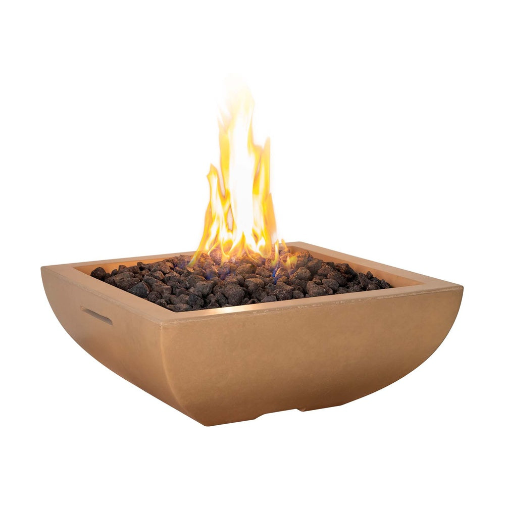 American Fyre Designs 30″ Bordeaux Petite Square Fire Bowl official manufacturer image
