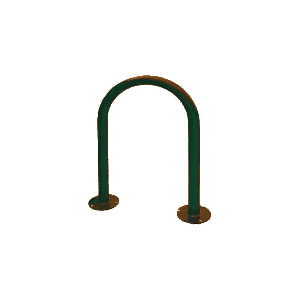MF9006 Surface Mount U Style Bike Rack — Metal Powder Coat — S14 Clay — digitally rendered color preview