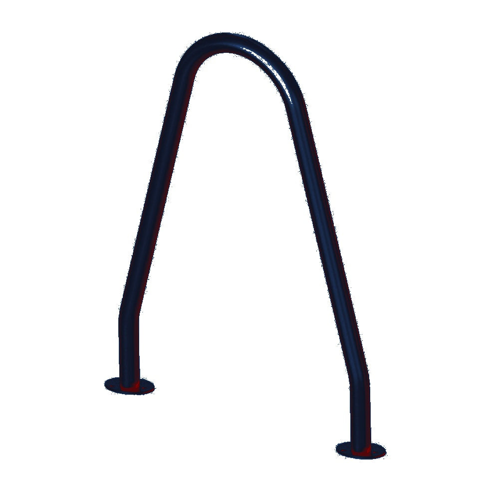 MF9026 Surface Mount Bola Bike Rack — Metal Powder Coat — S48 Cobalt Blue — digitally rendered color preview