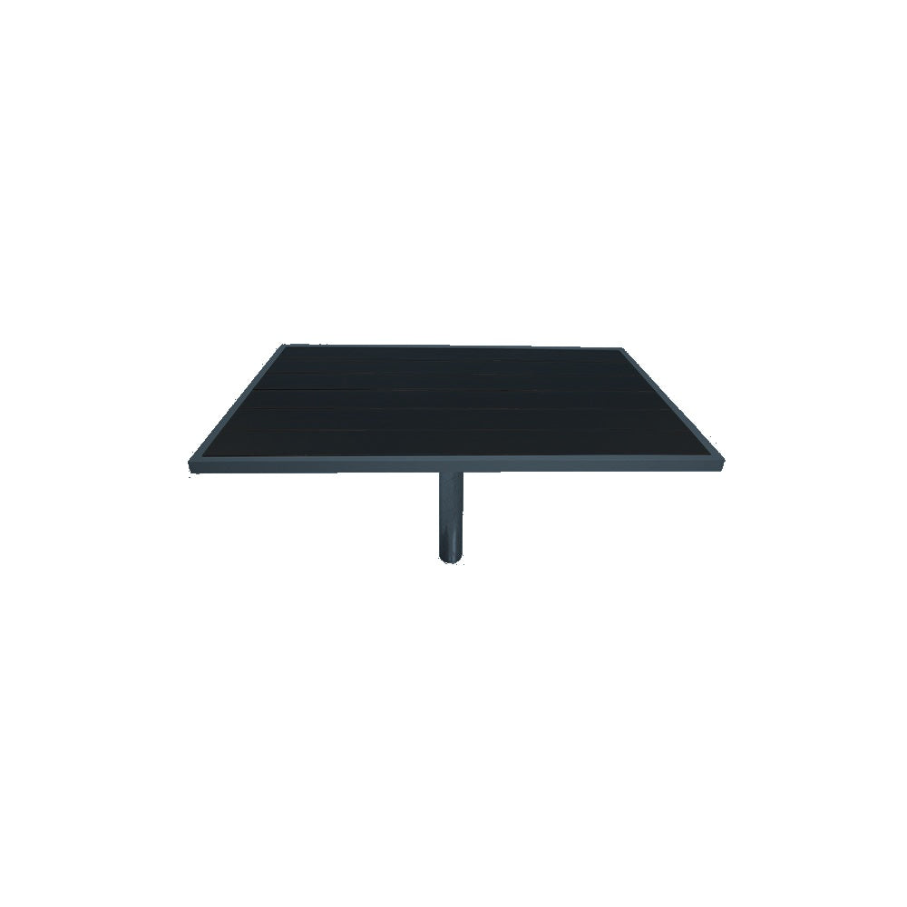 Urban Dining Table Series — Metal Powder Coat — 126 Charcoal — digitally rendered color preview