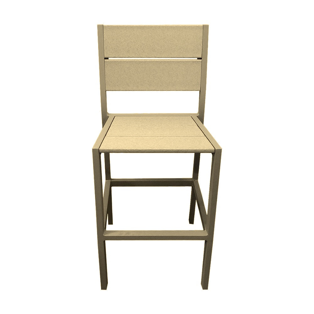 2316 Lorna HT Dining Chair — Metal Powder Coat — 7 Sand — digitally rendered color preview
