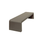 TF5114 Concrete Contour Bench — Weatherstone — W20 White — digitally rendered color preview