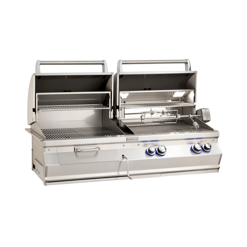 Fire Magic Aurora A830i Gas/Charcoal Combo Built-In Grill - Fire Magic official product image