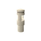 TF6050 St. Pete Lighted Inground Concrete Bollard — Weatherstone — W20 White — digitally rendered color preview