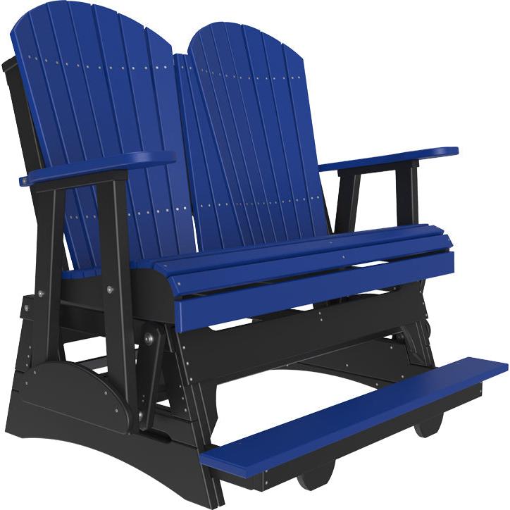 LuxCraft 4ft Adirondack Balcony Glider Double Outdoor Seat