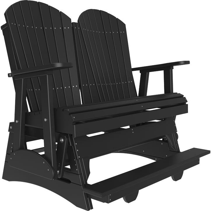 LuxCraft 4ft Adirondack Balcony Glider Double Outdoor Seat