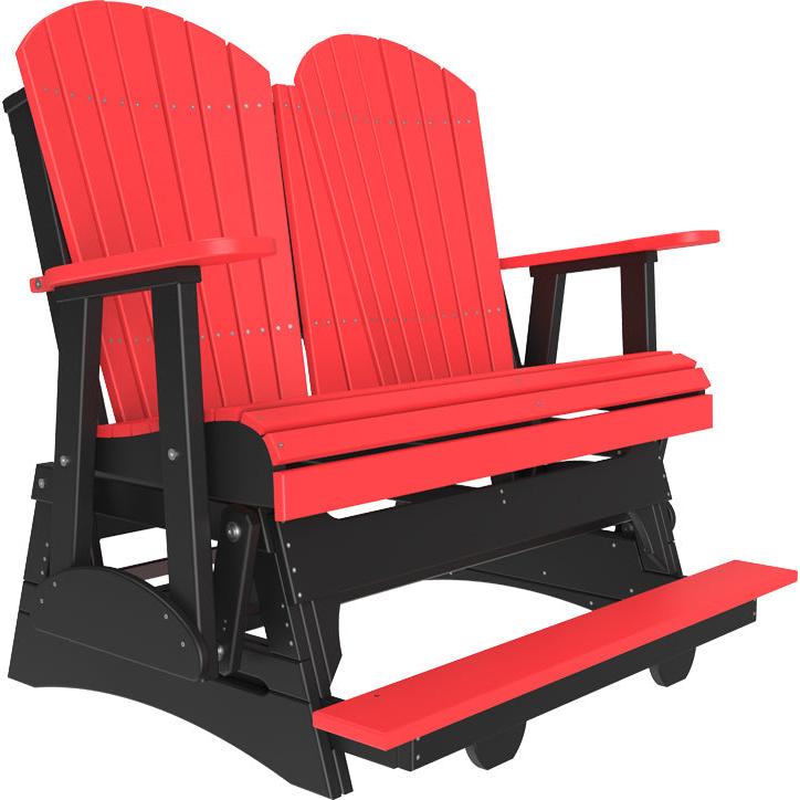 LuxCraft 4ft Adirondack Balcony Glider Double Outdoor Seat