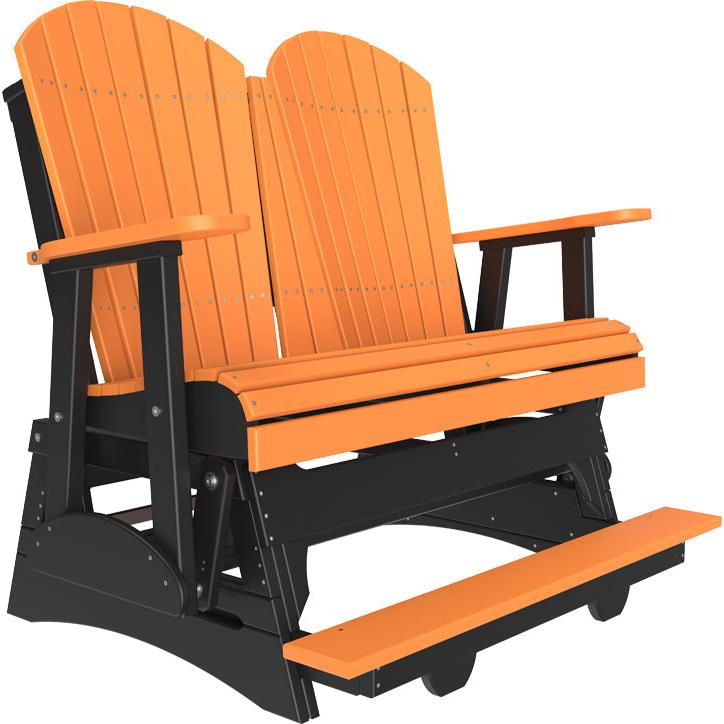 LuxCraft 4ft Adirondack Balcony Glider Double Outdoor Seat