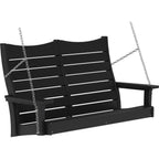 LuxCraft 4' Contour Swing (4COPS) - 4COPSBK 4' Contour Poly Swing (Black)