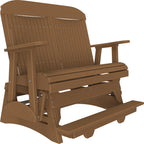 LuxCraft 4' Classic Balcony Glider - 4CPBAGAM 4' Classic Balcony Glider (Antique Mahogany)