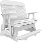 LuxCraft 4' Classic Balcony Glider - 4CPBAGW 4' Classic Balcony Glider (White)