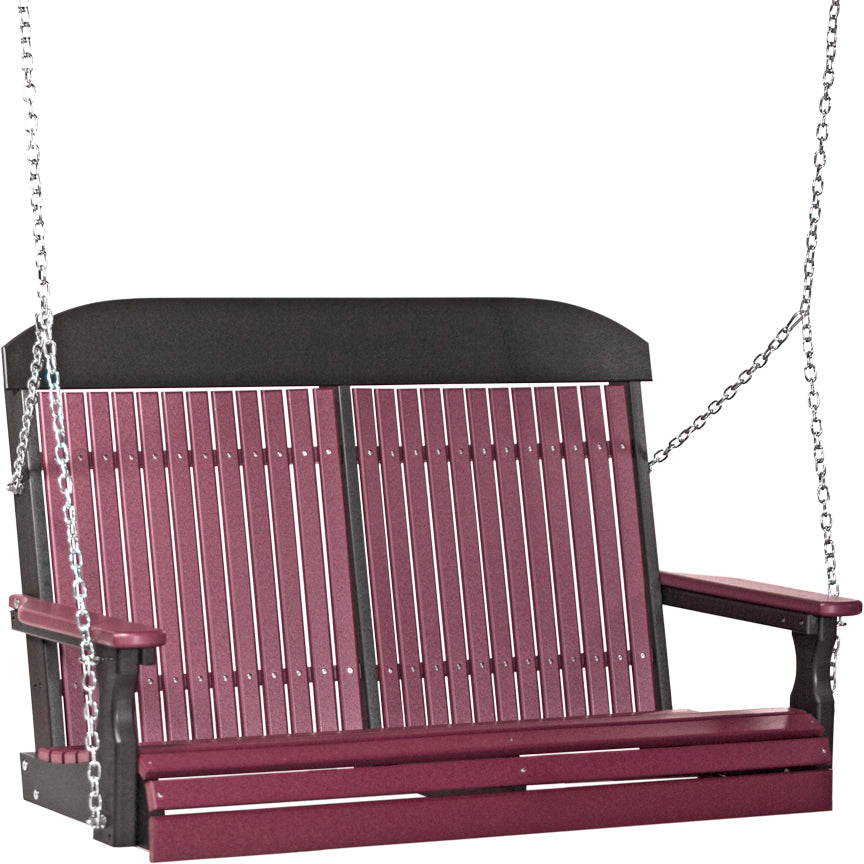 LuxCraft 4' Classic Swing Highback