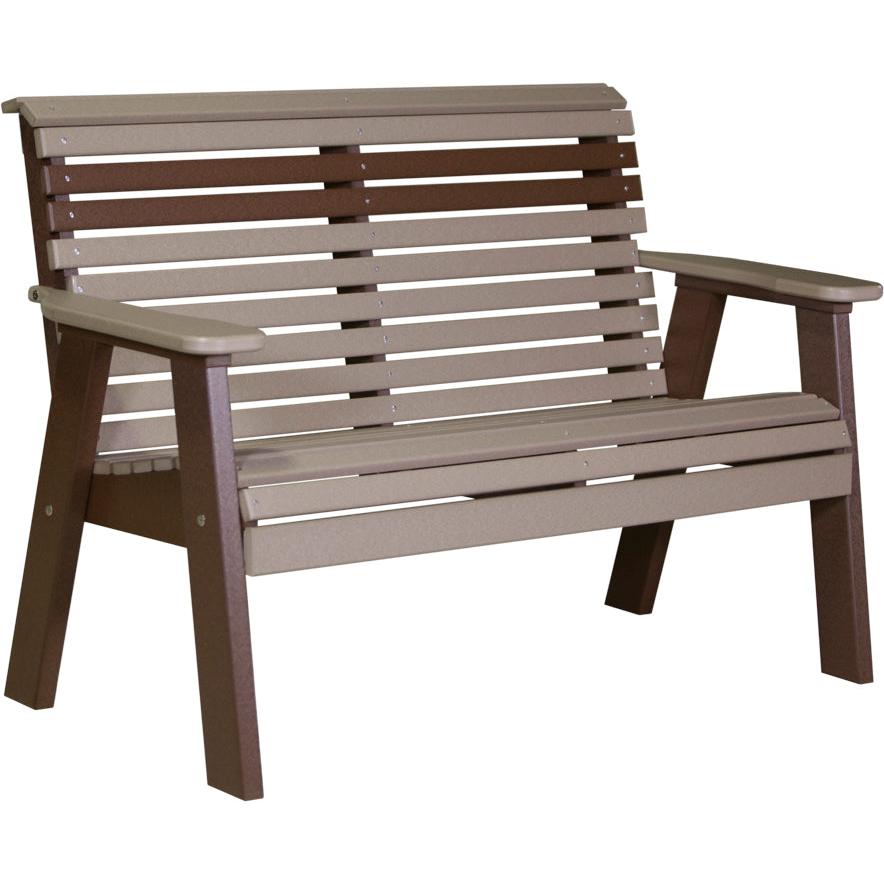 LuxCraft 4' Plain Bench Double