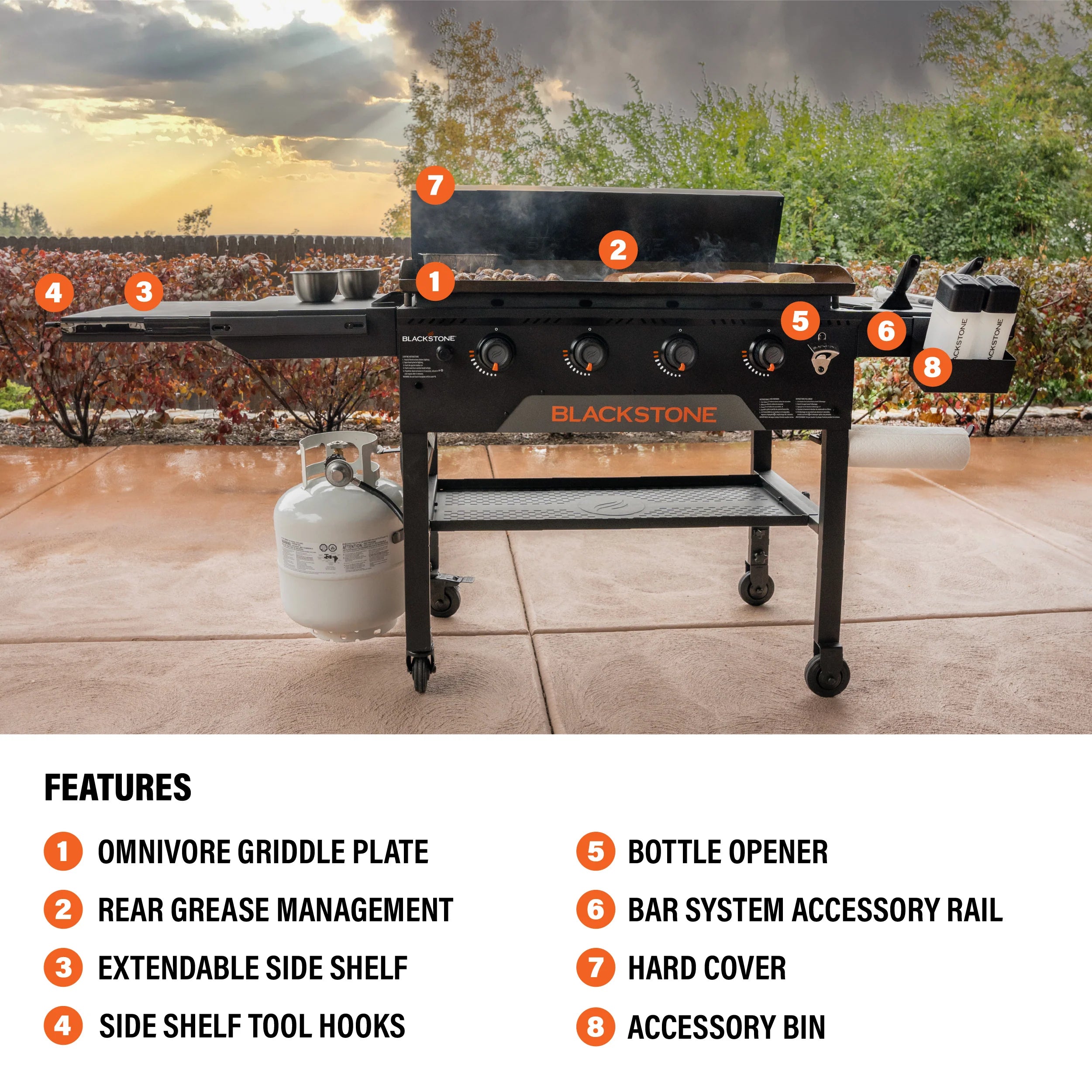 Blackstone 36" Griddle with Hard Cover