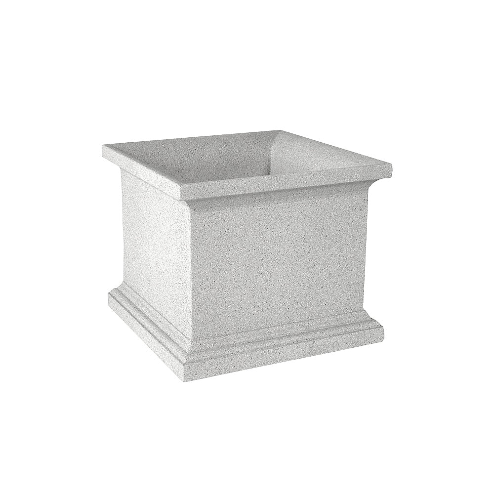 WS440 Square Concrete Planter — Acid Wash — A30 Star — digitally rendered color preview