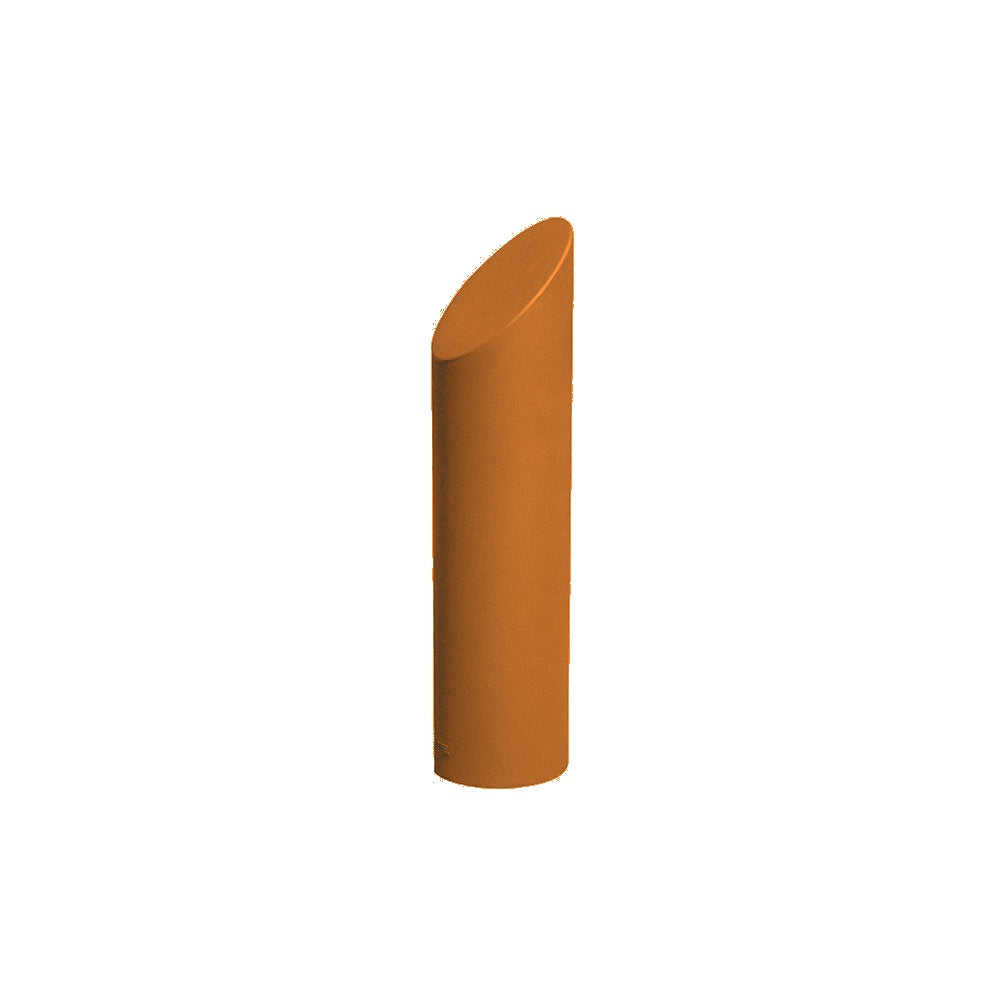 700401 Plastic Bollard Cover — Plastic — 117 Orange — digitally rendered color preview