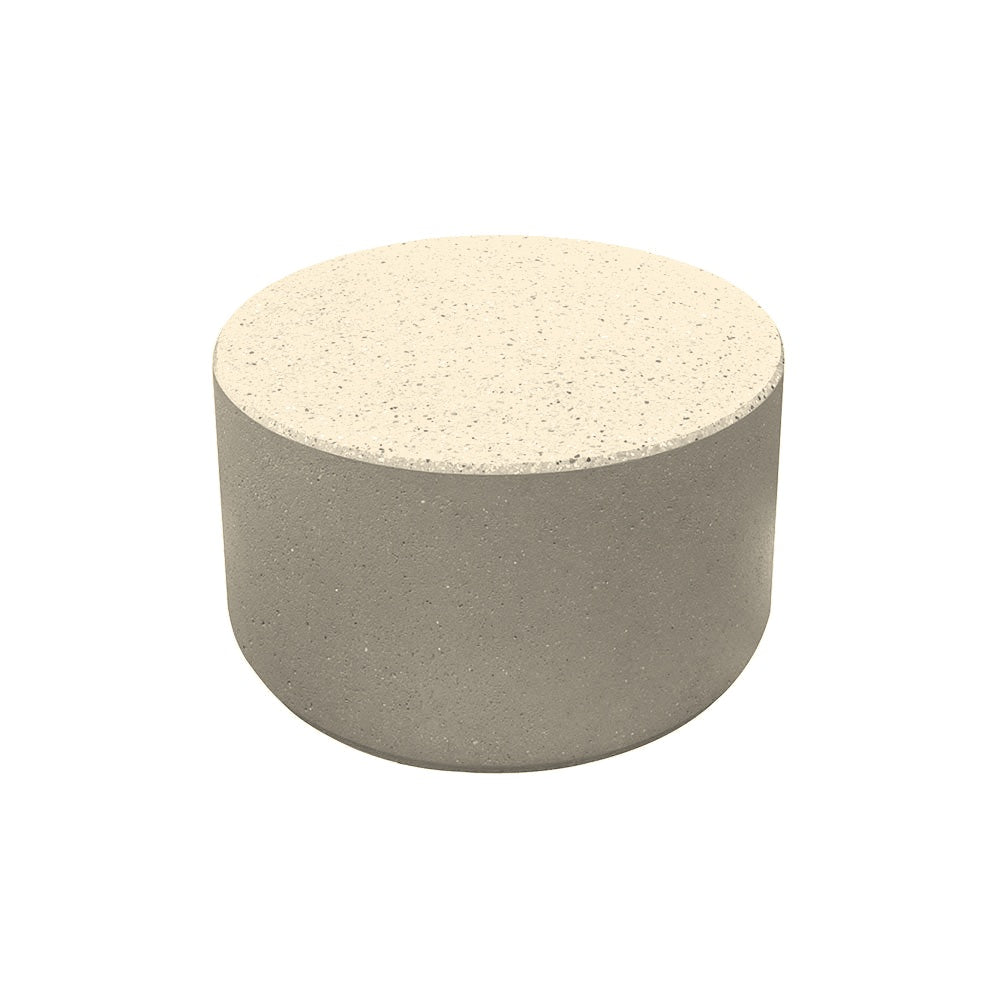 TF5118 Concrete Bench — Weatherstone — W20 White — digitally rendered color preview
