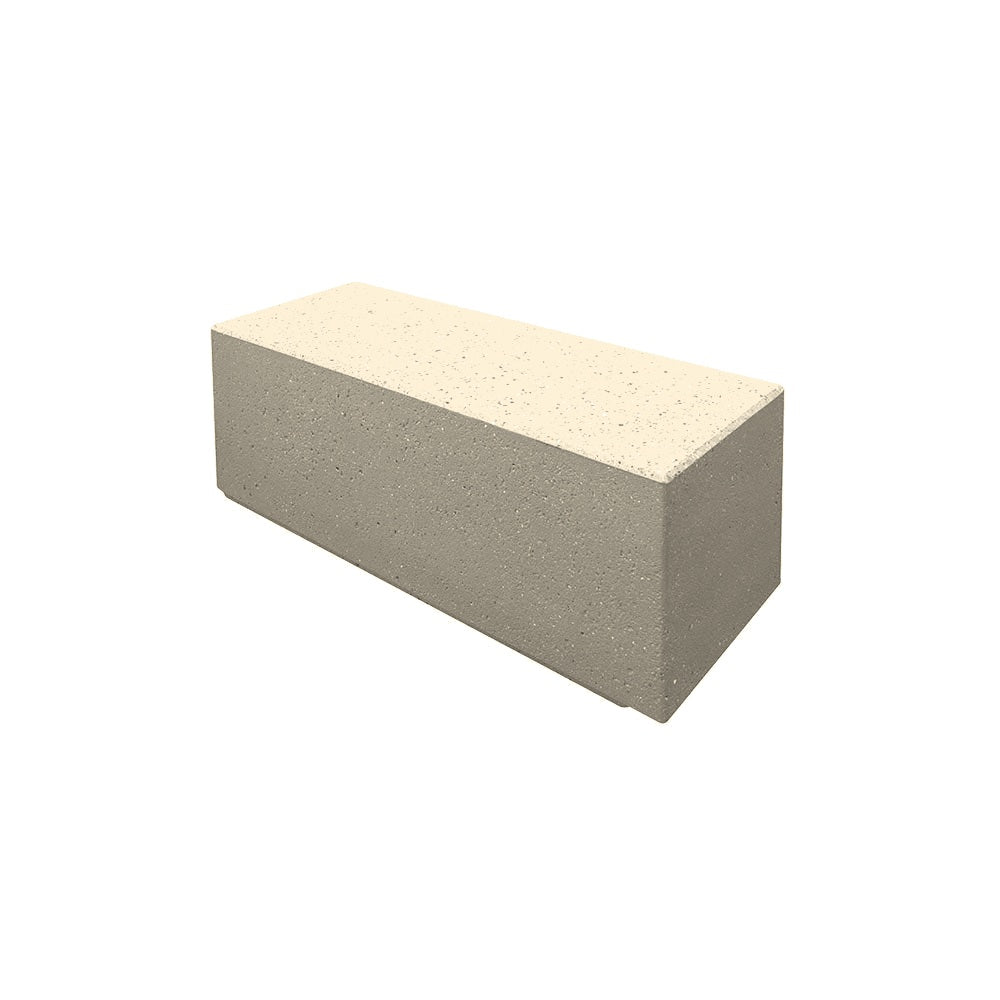 TF5113 Concrete Bench — Weatherstone — W20 White — digitally rendered color preview