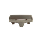 TF5060 Concrete Tripod Bench — Weatherstone — W20 White — digitally rendered color preview