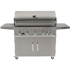 Whistler 42-Inch 5-Burner Gas Grill with Rear Infrared Burner, Grill Lights, Rotisserie Kit & Cover