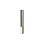 DF6525 Collaboration Vault Bike Bollard - Short/Square — Acid Wash — A20 White — digitally rendered color preview