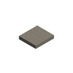 ZB.BB.11 Square Concrete Seat — Acid Wash — A20 White — digitally rendered color preview