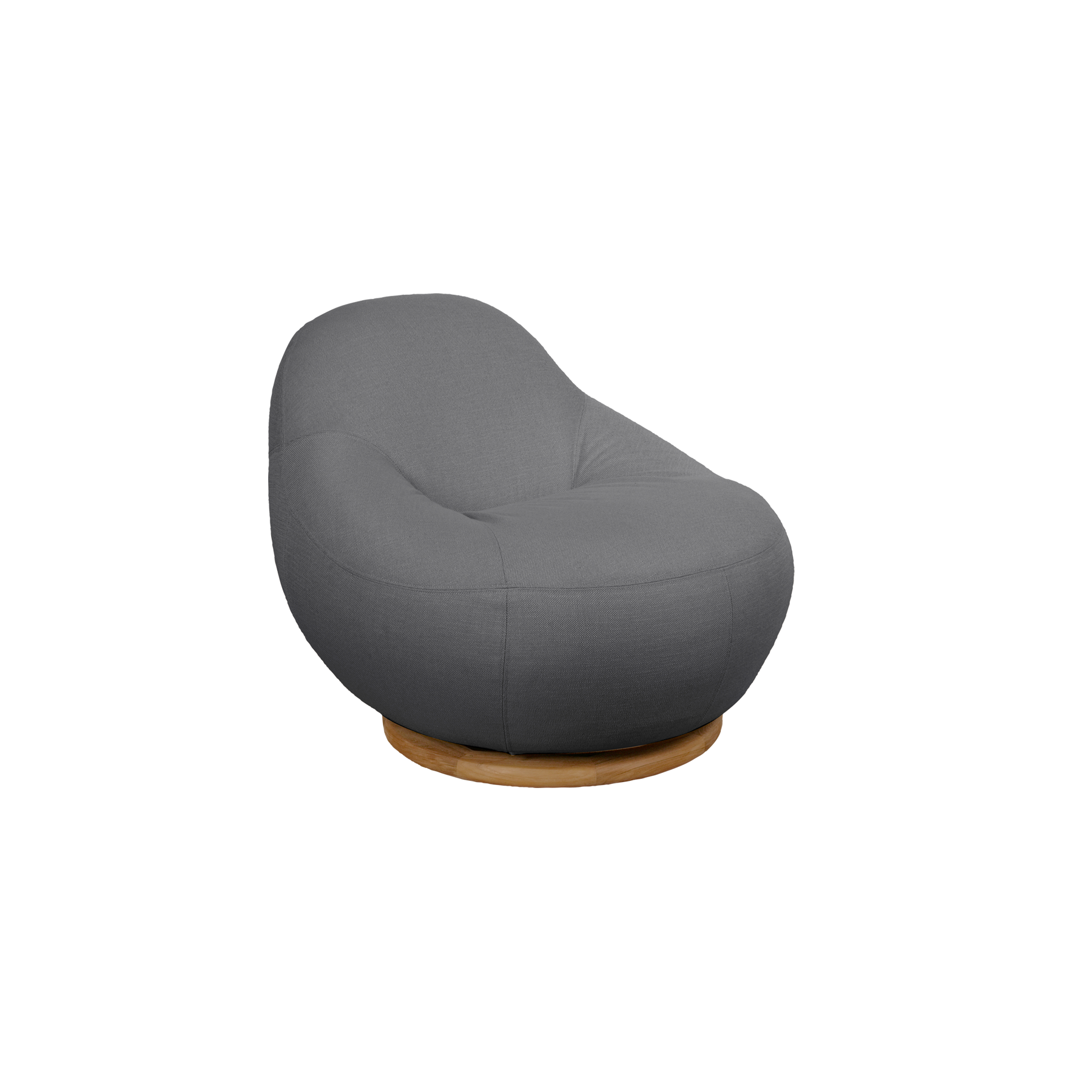Gem Lounge Chair with Teak Swivel Base by Foersom & Hiort-Lorenzen MDD