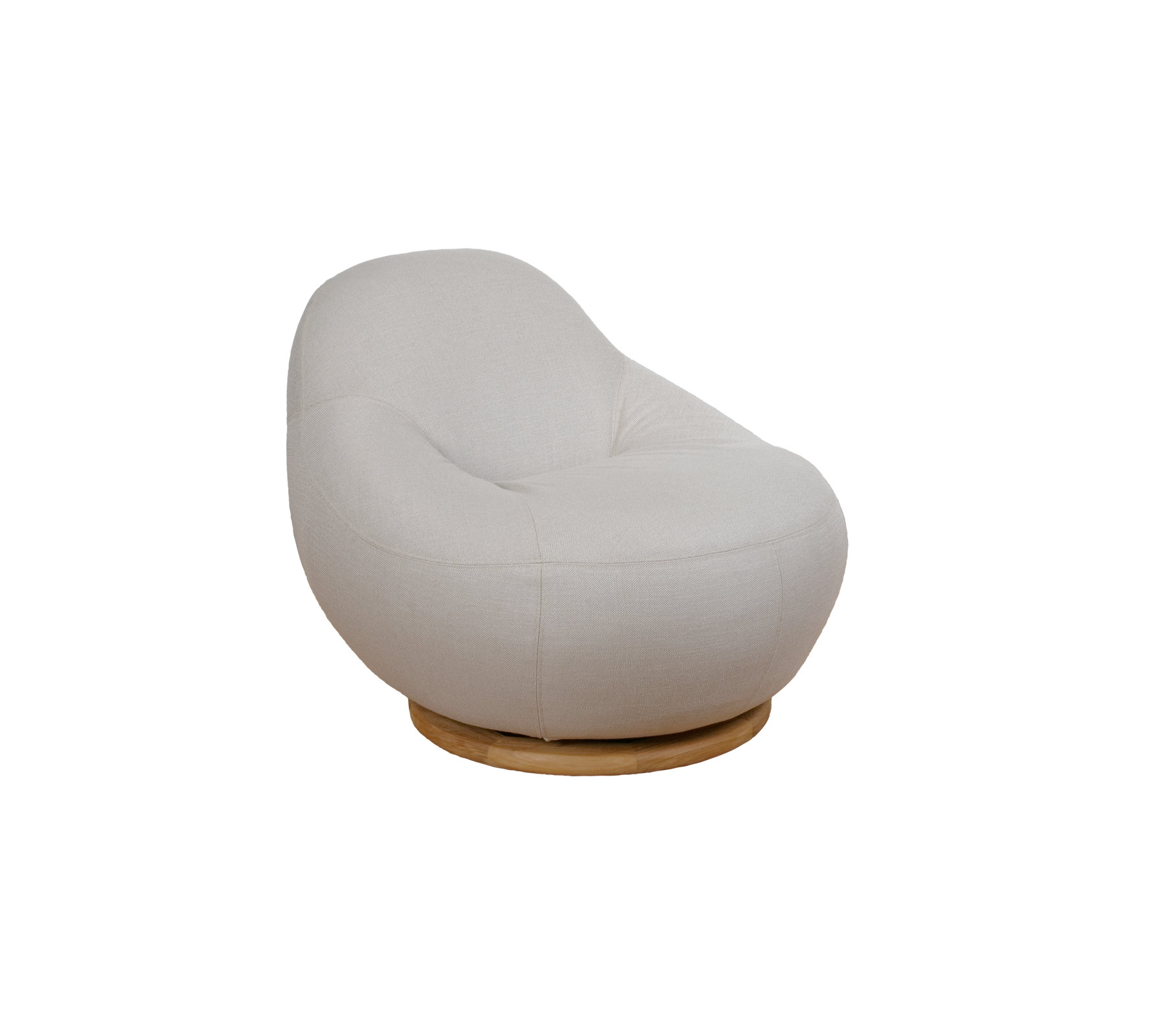 Gem Lounge Chair with Teak Swivel Base by Foersom & Hiort-Lorenzen MDD