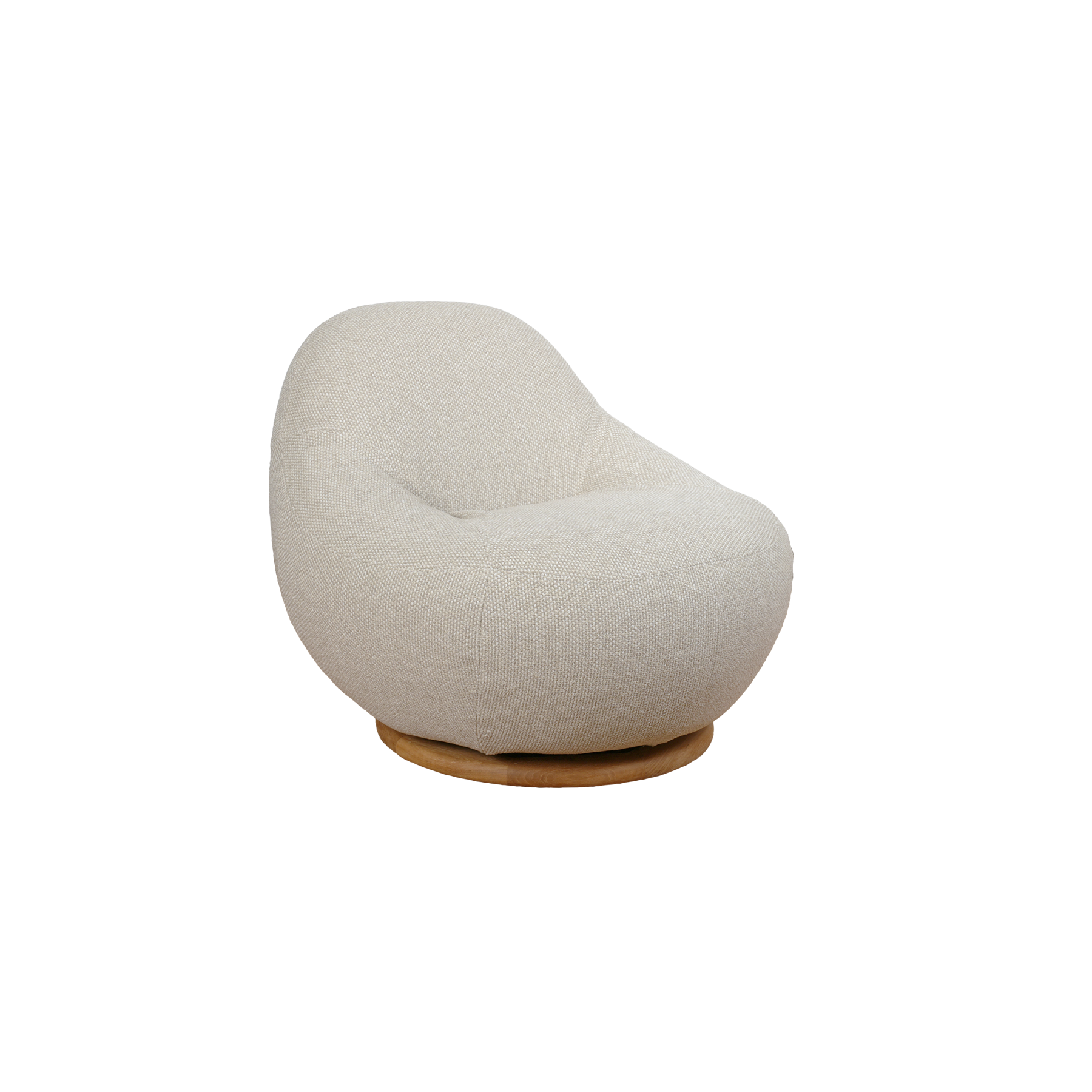 Gem Lounge Chair with Teak Swivel Base by Foersom & Hiort-Lorenzen MDD