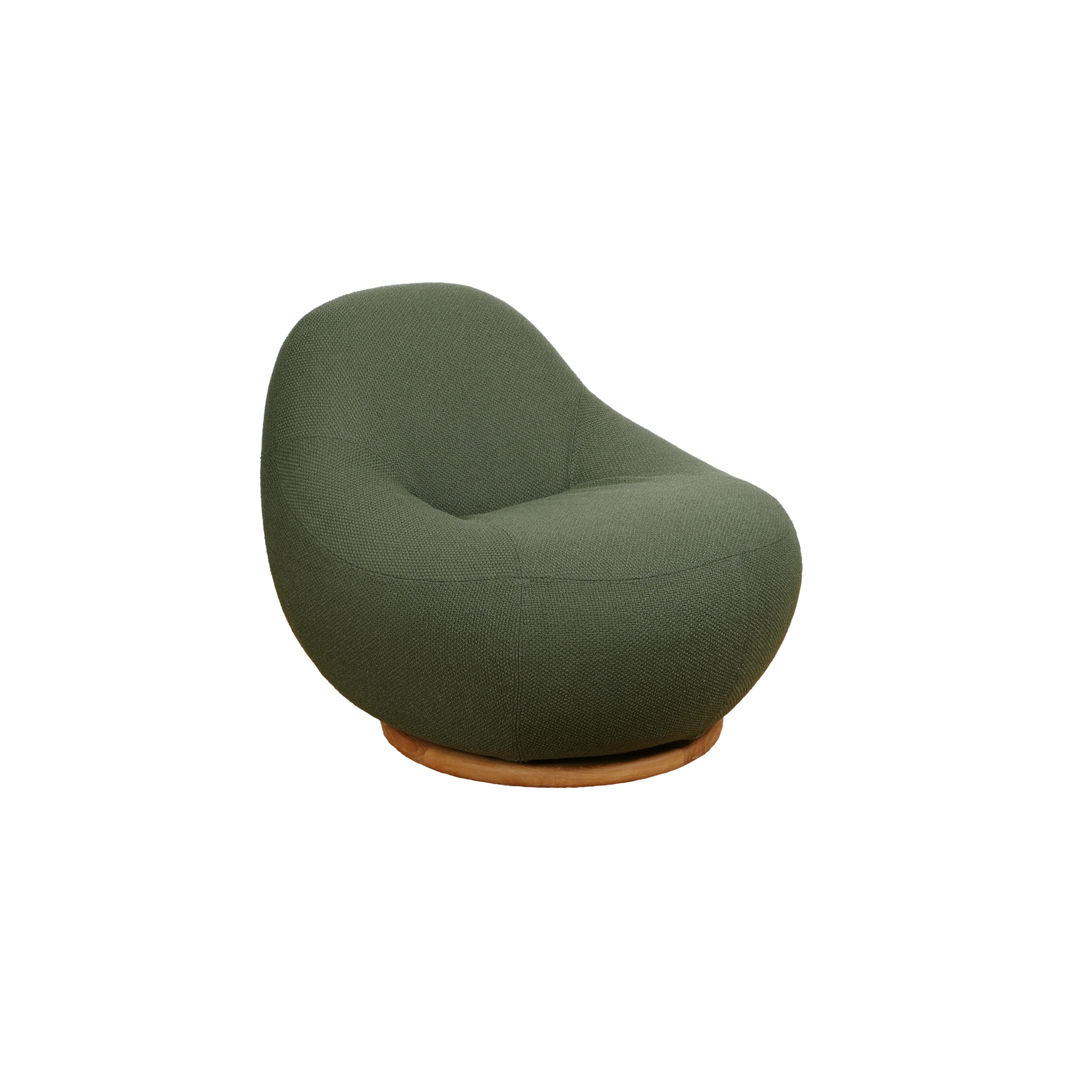 Gem Lounge Chair with Teak Swivel Base by Foersom & Hiort-Lorenzen MDD