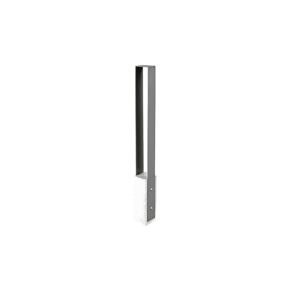 DF6525 Collaboration Vault Bike Bollard - Short/Square — Acid Wash — A30 Star — digitally rendered color preview