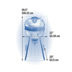 Napoleon Professional 18 Charcoal Kettle Grill PRO18K-LEG-3 | MPB fit frame 1000x1000