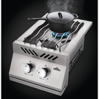 Napoleon Built-In 500 Series Inline Dual Range Burner BI12RTPSS | MPB fit frame 1000x1000