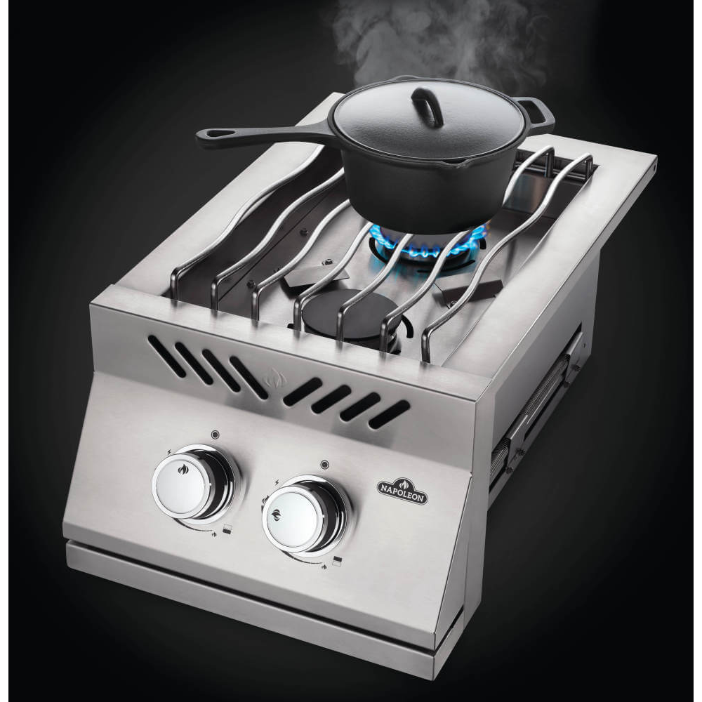 Napoleon Built-In 500 Series Inline Dual Range Burner BI12RTPSS | MPB fit frame 1000x1000