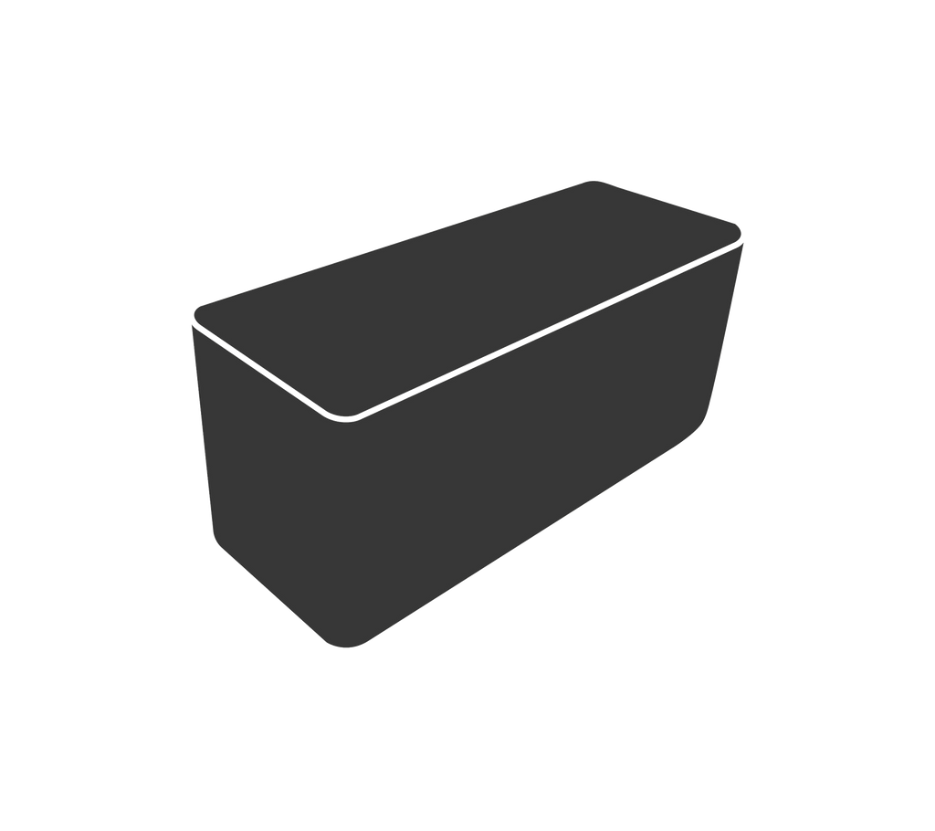 Cane-Line Design Cover 13 231x88x93 Cm Patio Furniture Cover Black