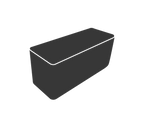 Cane-Line Design Cover 13 231x88x93 Cm Patio Furniture Cover Black