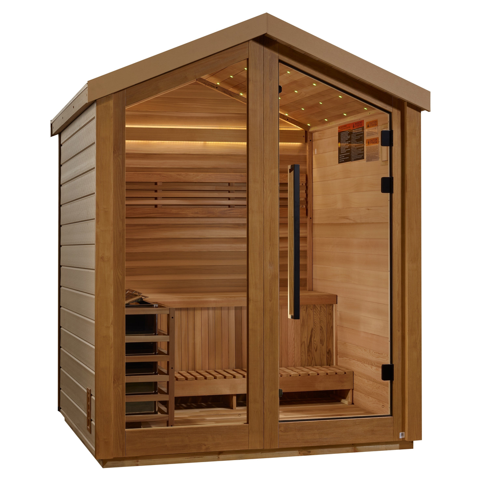 Golden Designs "Savonlinna" 3 Person Barn Outdoor Traditional Sauna (GDI-8503-01) | MPB fit frame 1000x1000