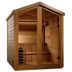 Golden Designs "Kaarina" 6 Person Barn Outdoor Traditional Sauna (GDI-8506-01) | MPB fit frame 1000x1000