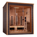 Golden Designs "Visby" 3 Person Outdoor-Indoor PureTech™ Hybrid Full Spectrum Sauna (GDI-8223-01) | MPB fit frame 1000x1000