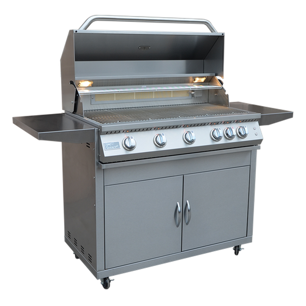 Professional 5 Burner 40 Inch Cart Model BBQ Grill | MPB fit frame 1000x1000
