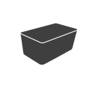 Cane-line Design Patio Furniture Cover 185x107x69 cm Black