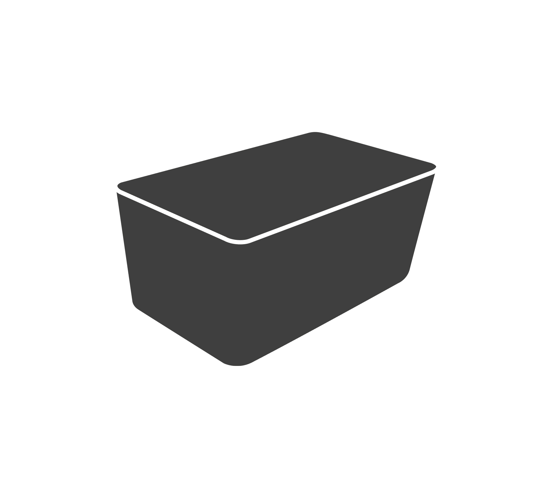 Cane-line Design Patio Furniture Cover 185x107x69 cm Black