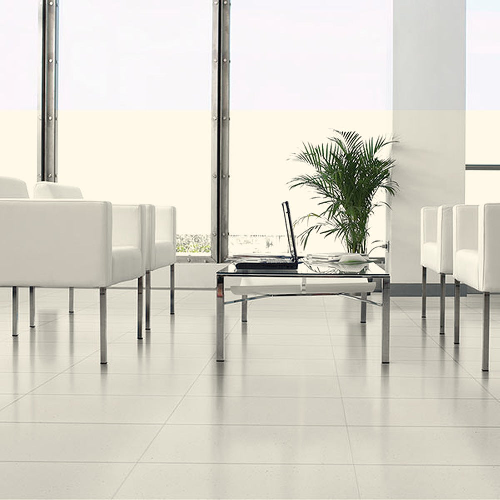 Wausau Tile color preview | River Run Series | 24 x 24 x 2 | TZ01 Spring Mist | digitally rendered